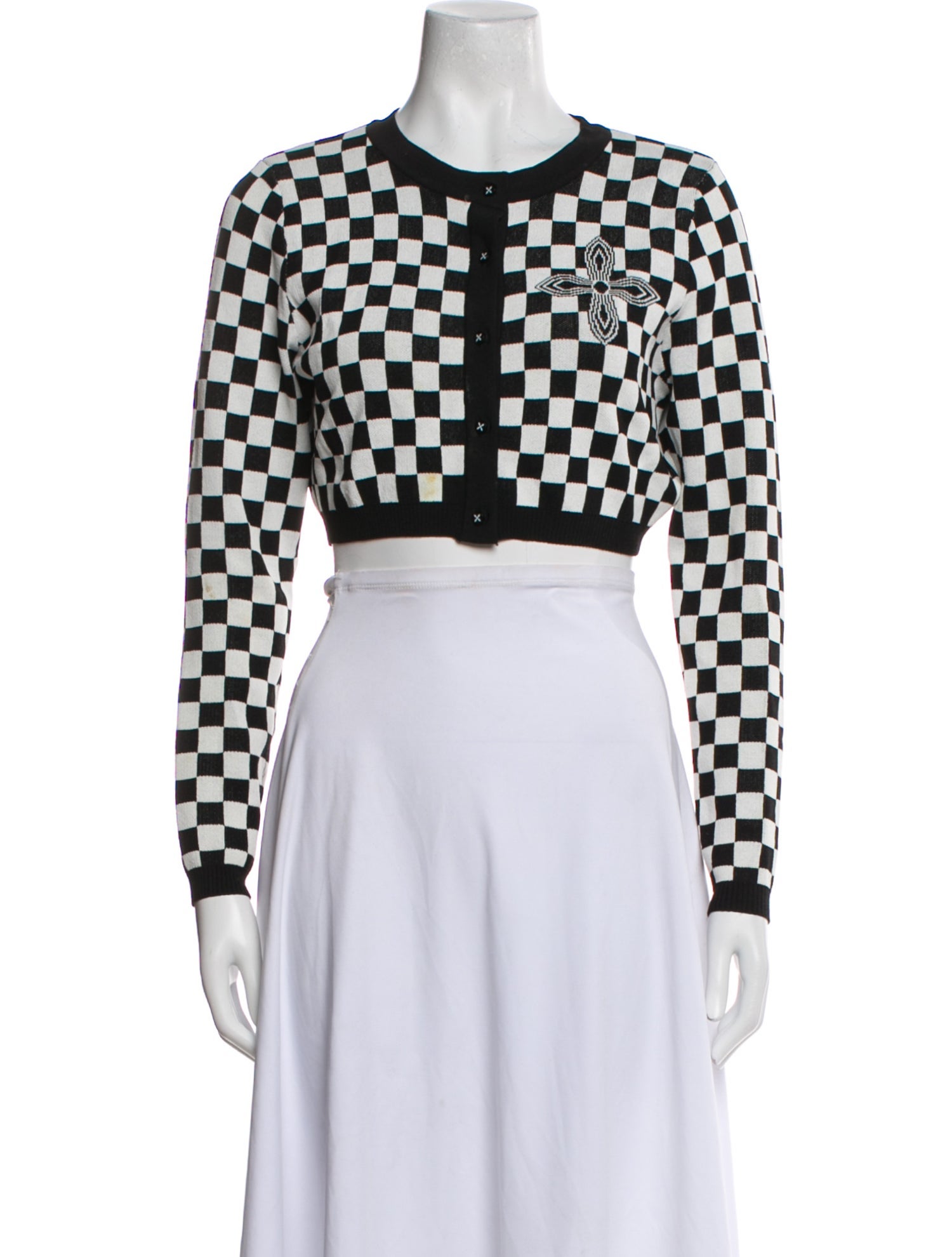 SMFK Plaid Print Bolero