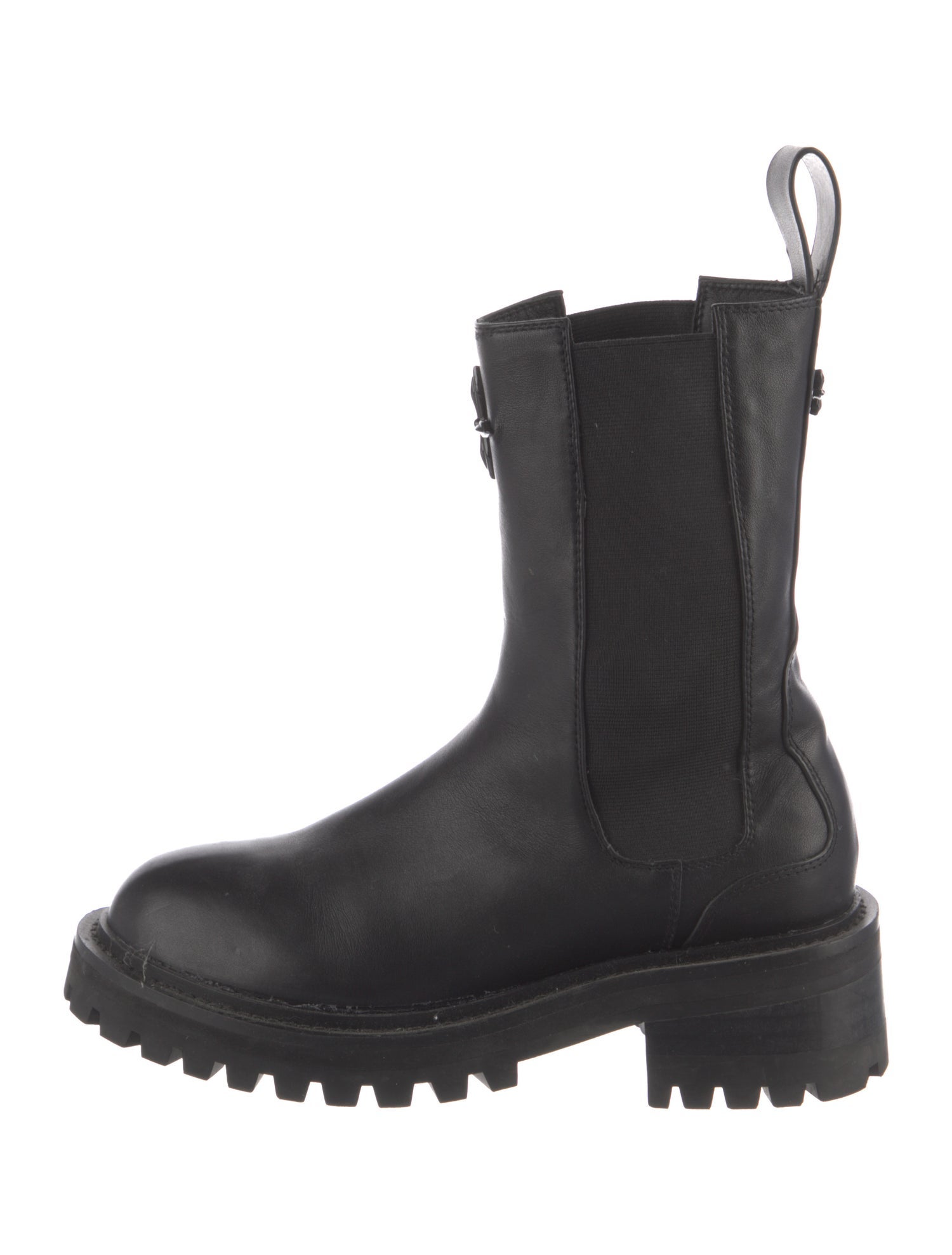 SMFK Leather Chelsea Boots