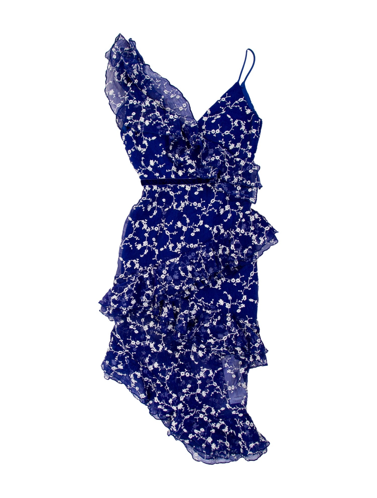 SAU LEE Floral Print Knee-Length Dress