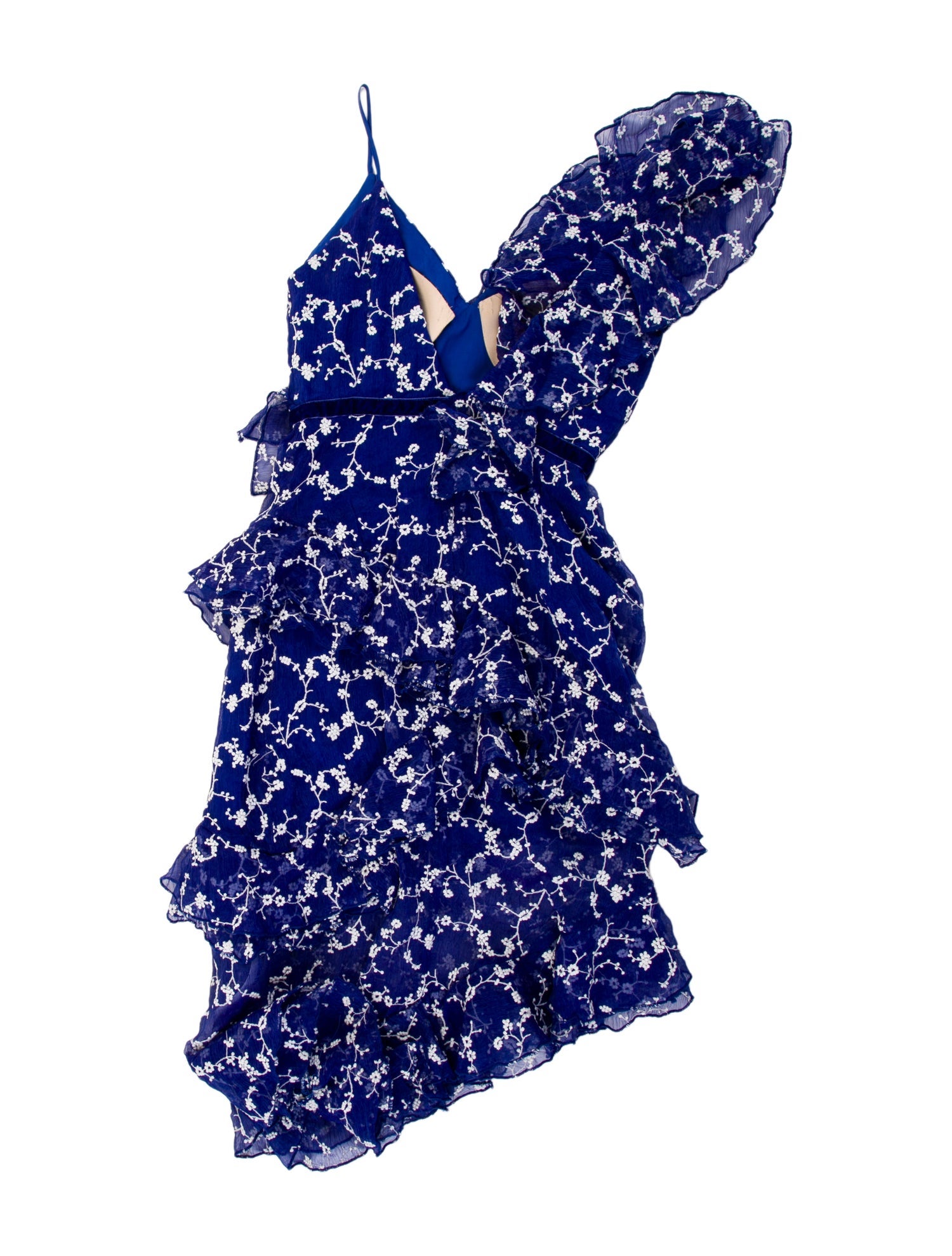 SAU LEE Floral Print Knee-Length Dress