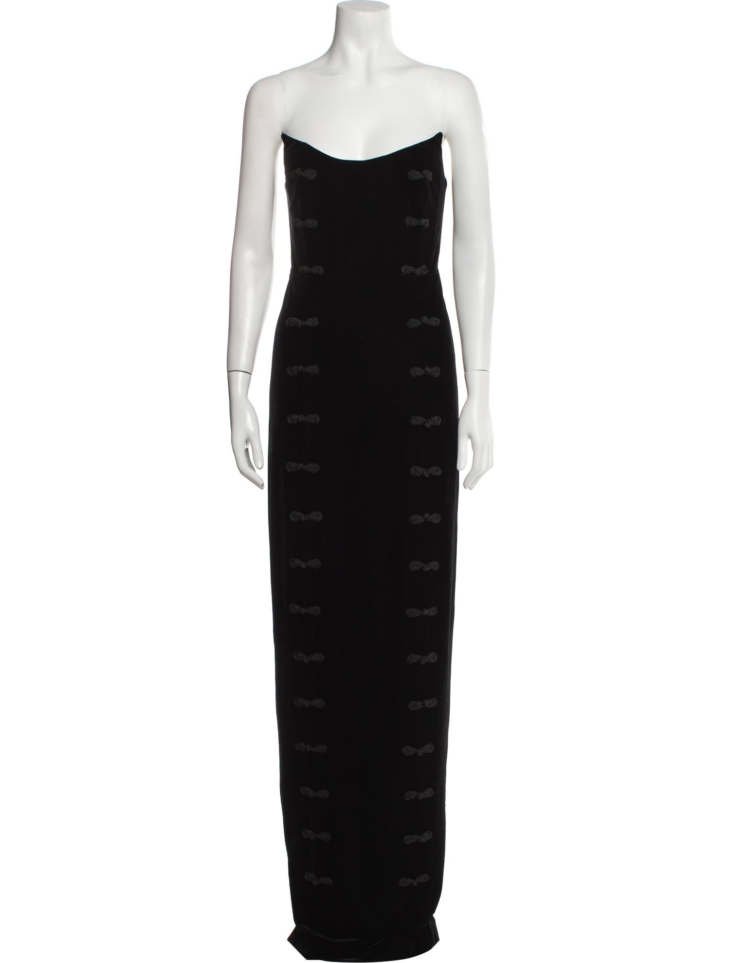 SAU LEE Strapless Long Dress