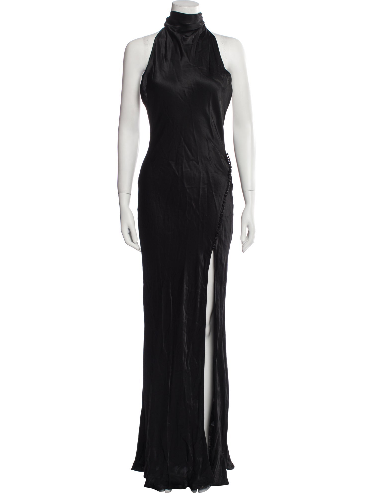 SAU LEE Turtleneck Long Dress