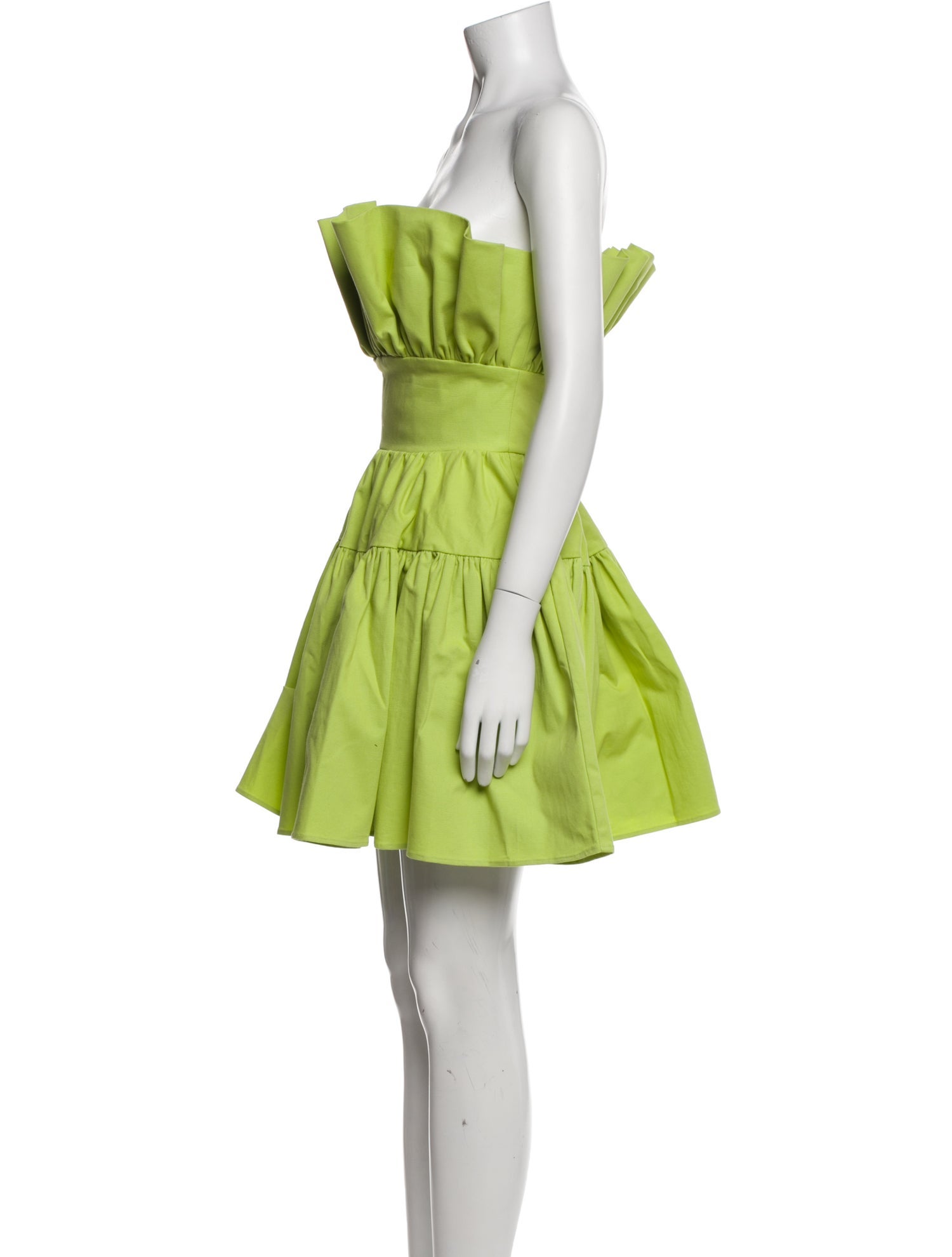 SAU LEE Square Neckline Mini Dress