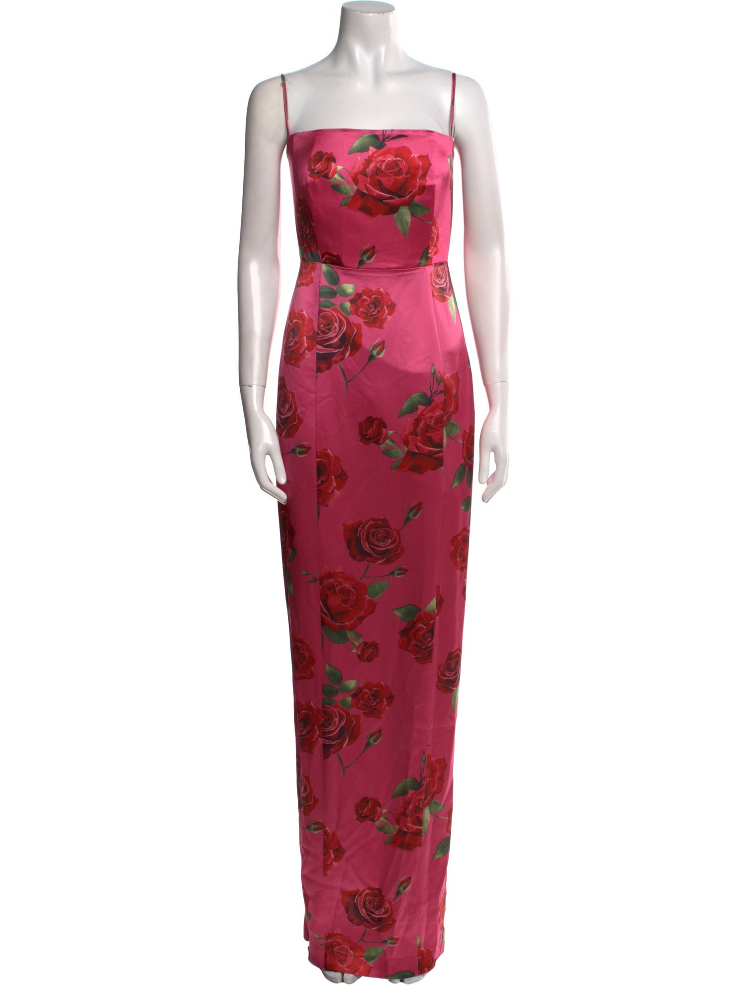 SAU LEE Floral Print Long Dress