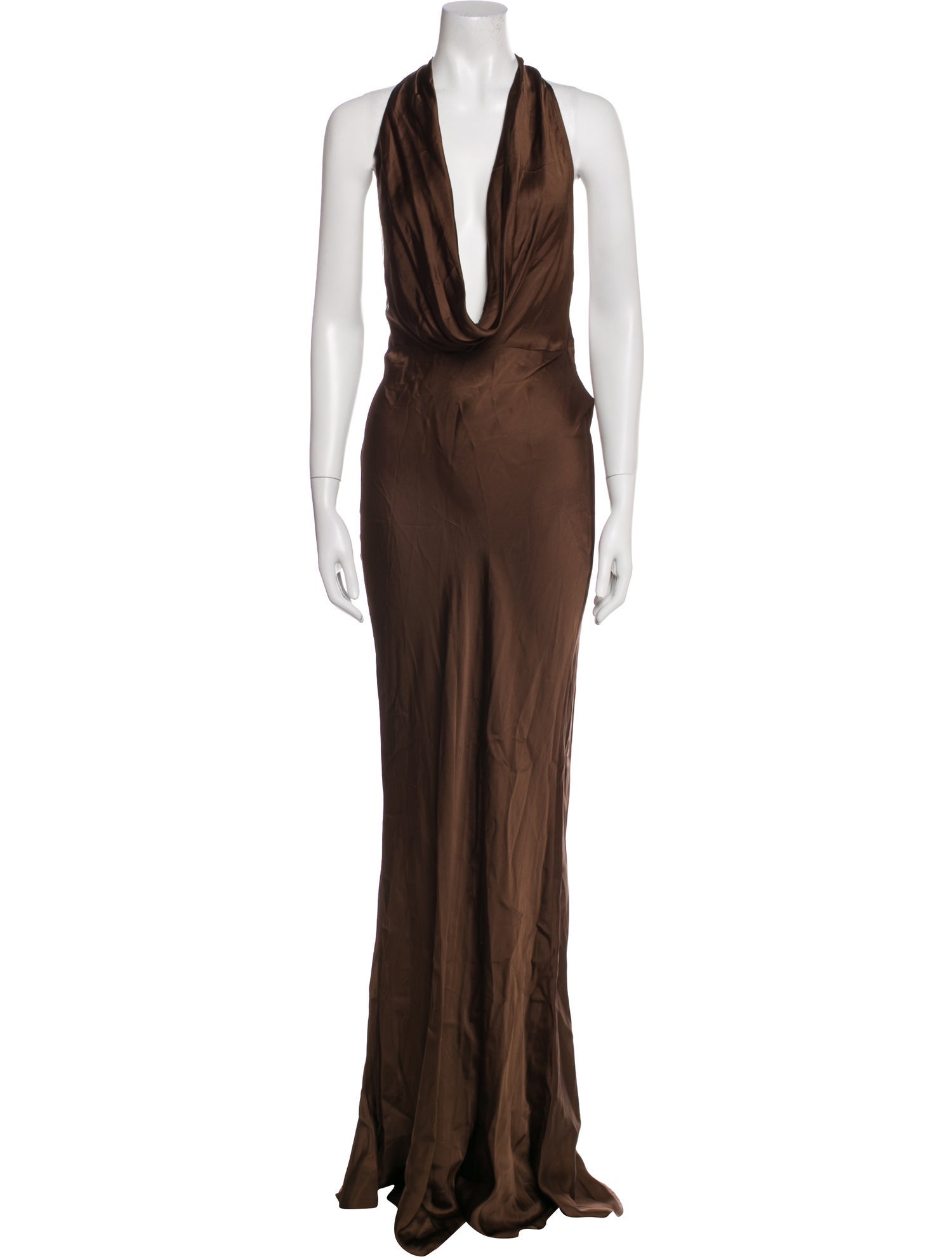 SAU LEE Cowl Neck Long Dress w/ Tags