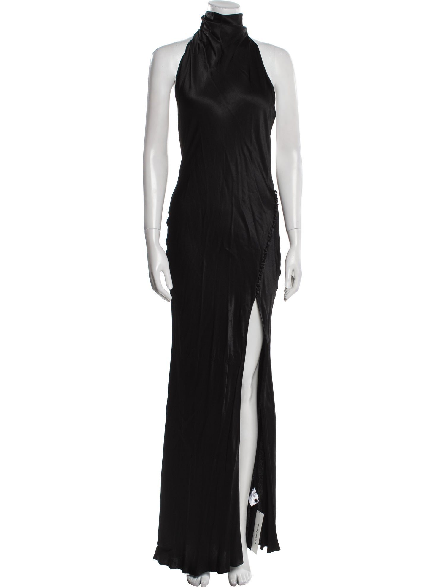 SAU LEE Turtleneck Long Dress