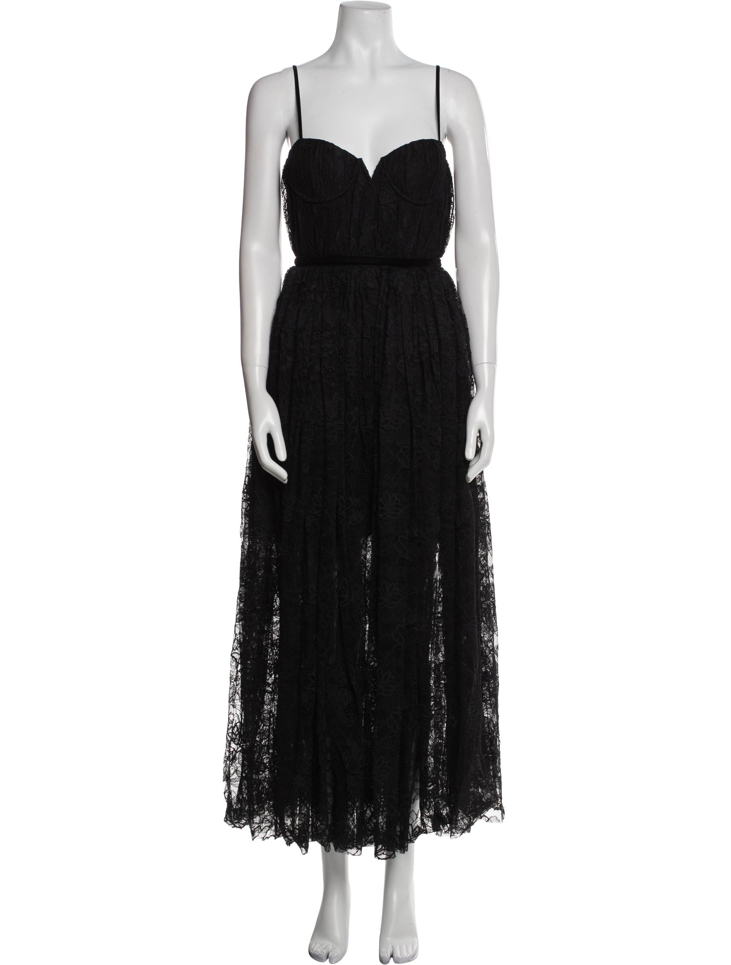 SAU LEE Nylon Long Dress