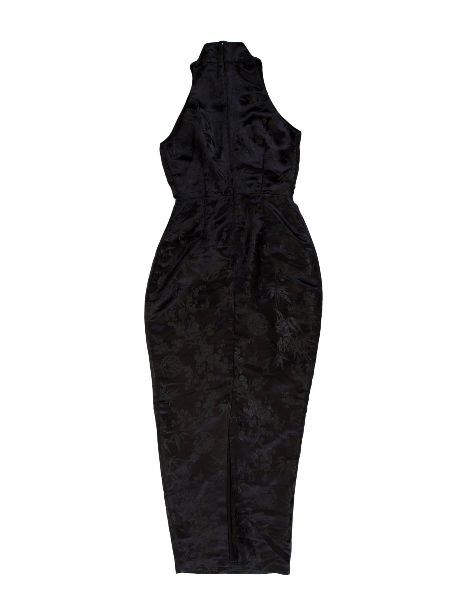 SAU LEE Lace Pattern Long Dress