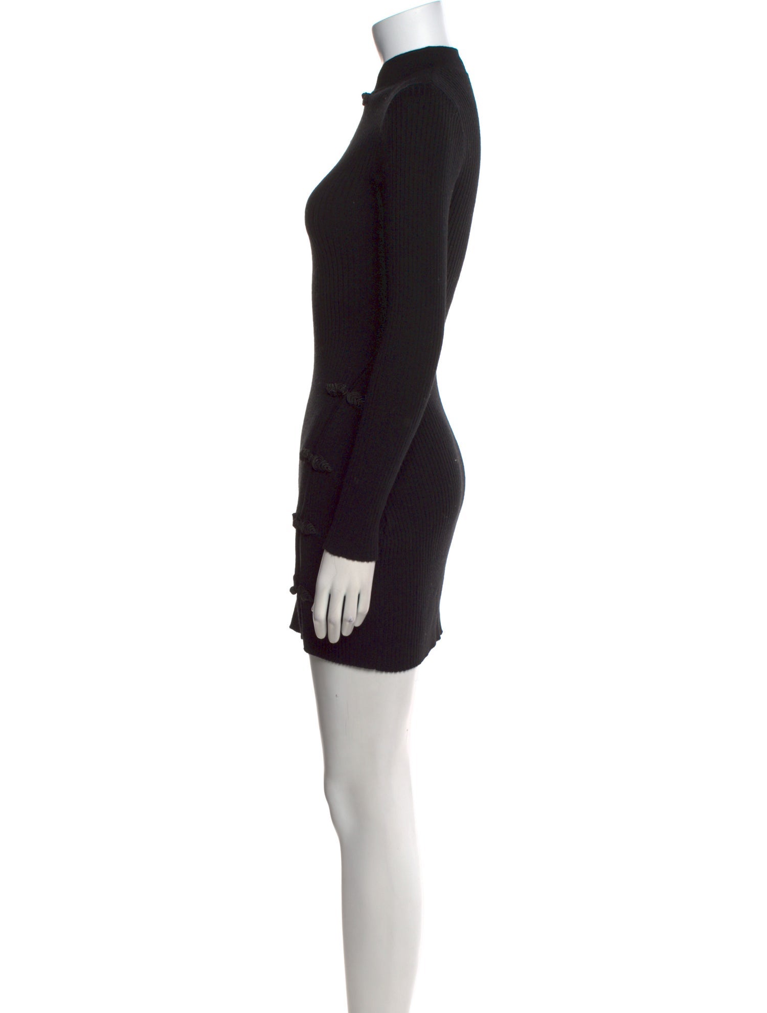 SAU LEE Mock Neck Mini Dress