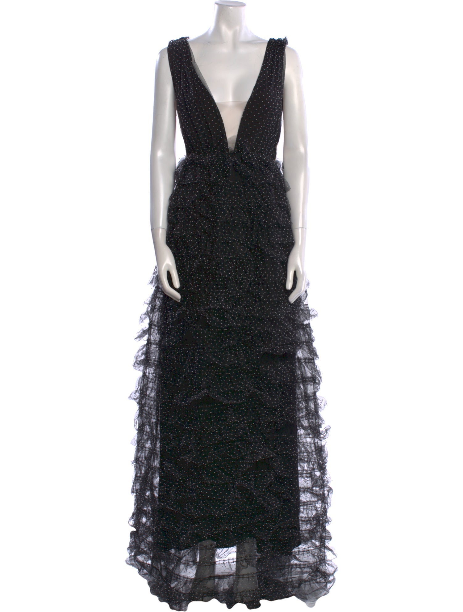 SAU LEE Printed Long Dress