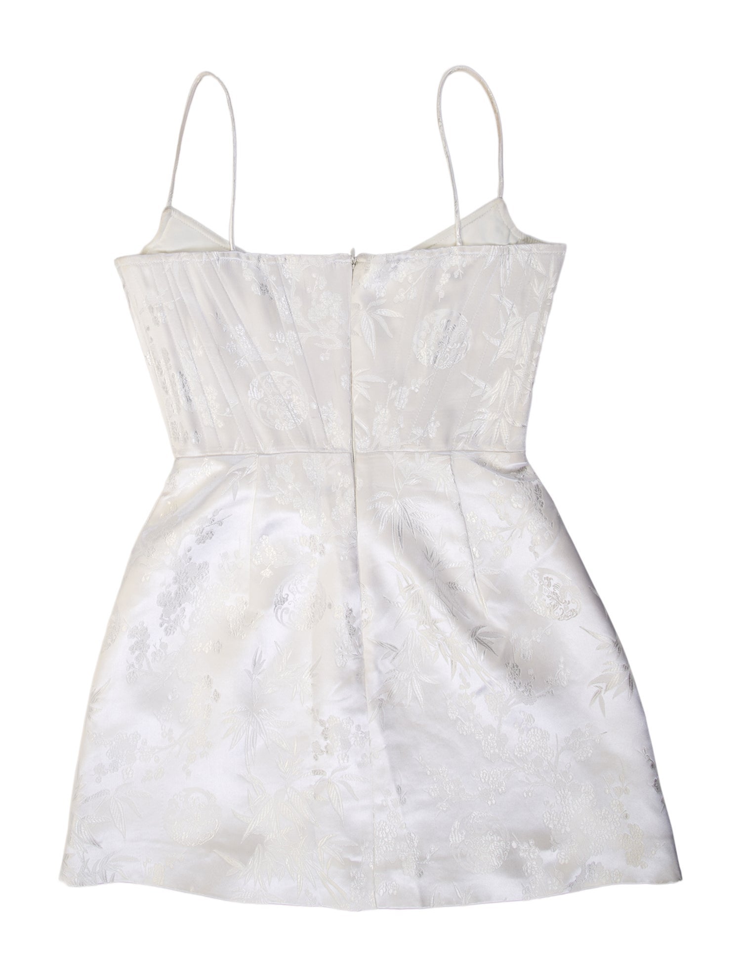 SAU LEE Square Neckline Mini Dress