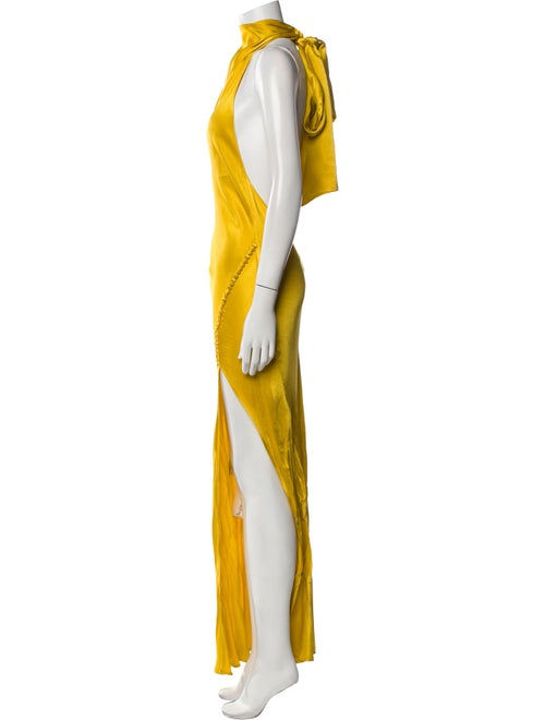 SAU LEE Mock Neck Long Dress