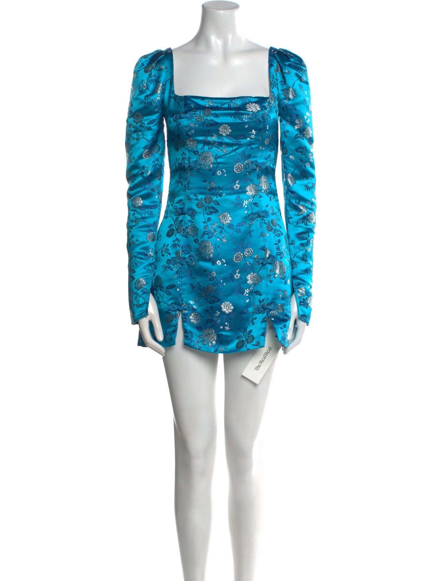 SAU LEE Floral Print Mini Dress