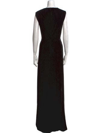 SAU LEE Printed Long Dress