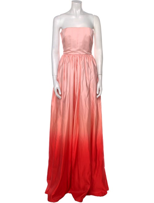 SAU LEE Strapless Long Dress