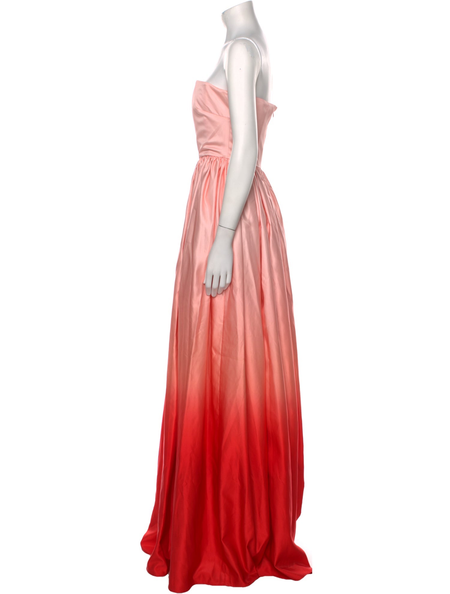 SAU LEE Strapless Long Dress
