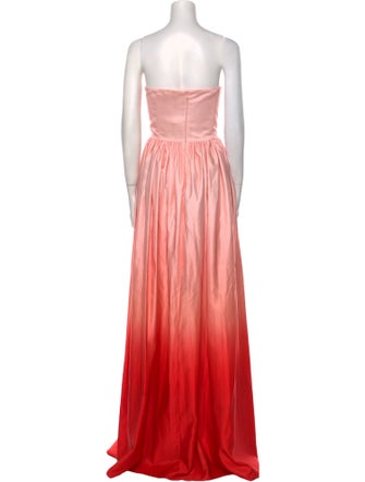 SAU LEE Strapless Long Dress
