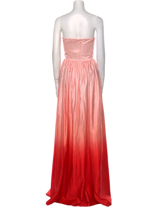 SAU LEE Strapless Long Dress