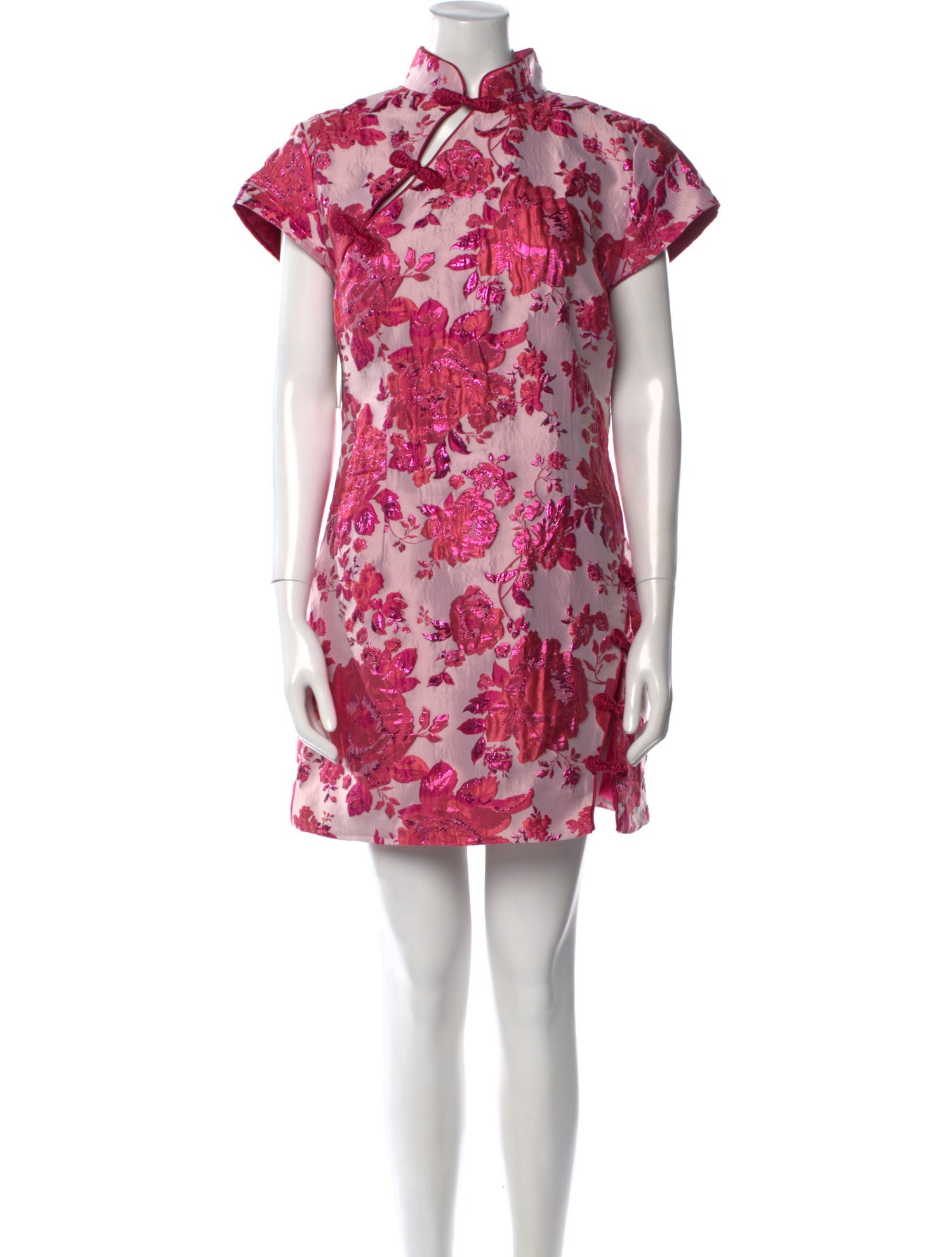 SAU LEE Floral Print Mini Dress
