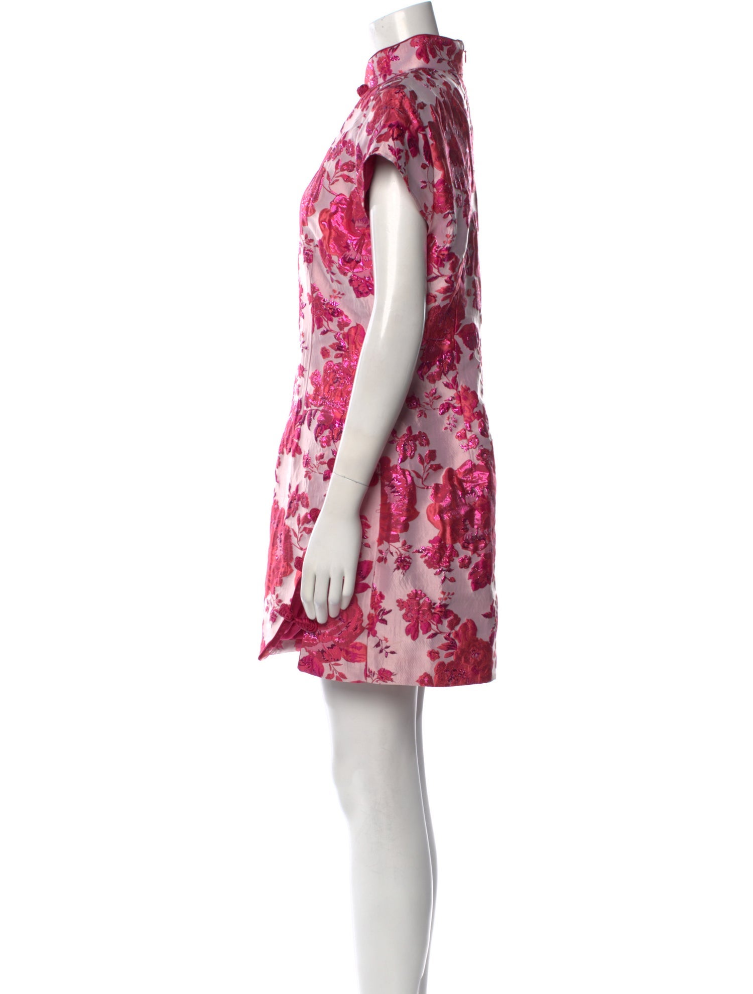 SAU LEE Floral Print Mini Dress