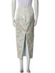 SAU LEE Printed Midi Length Skirt