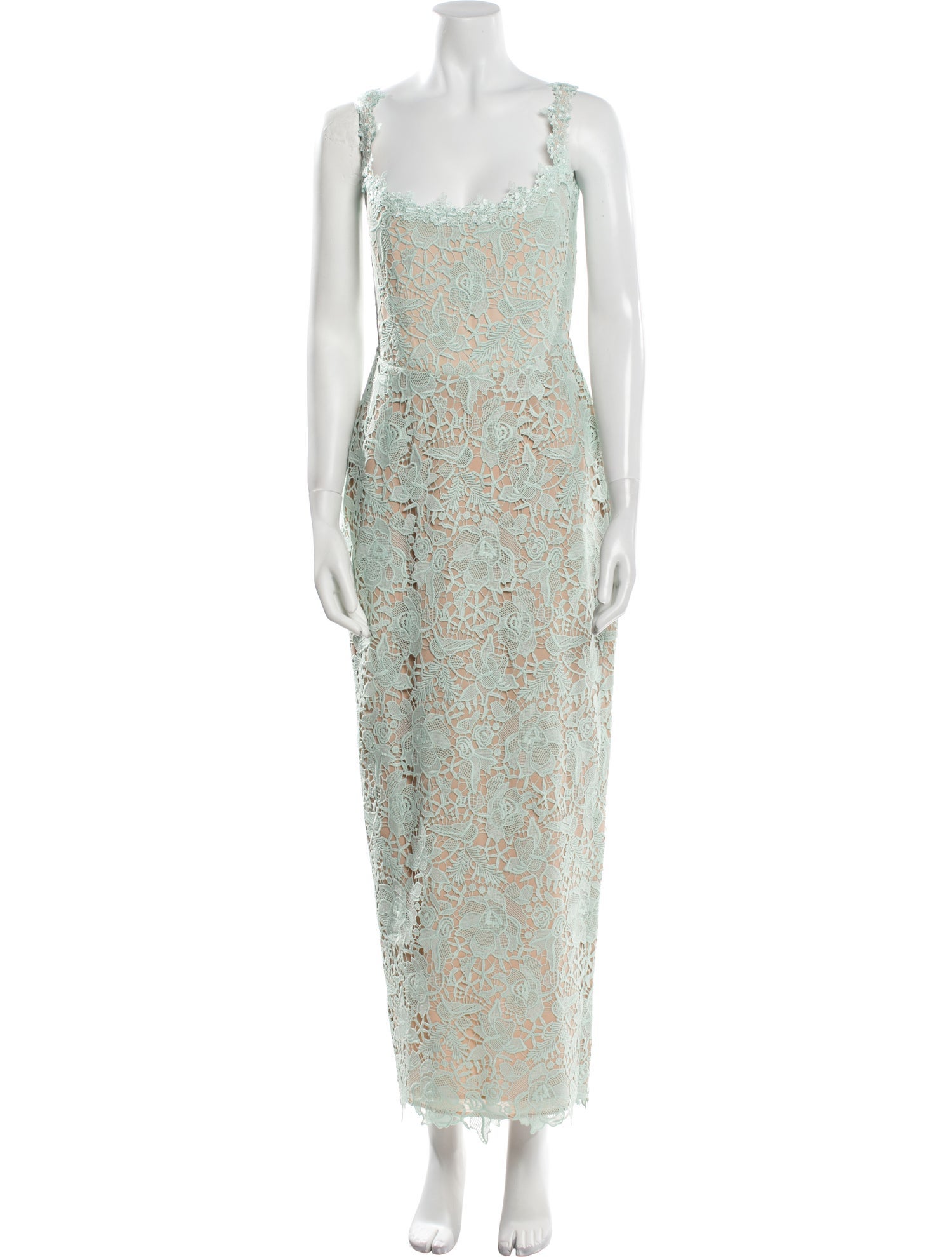 SAU LEE Lace Pattern Long Dress w/ Tags