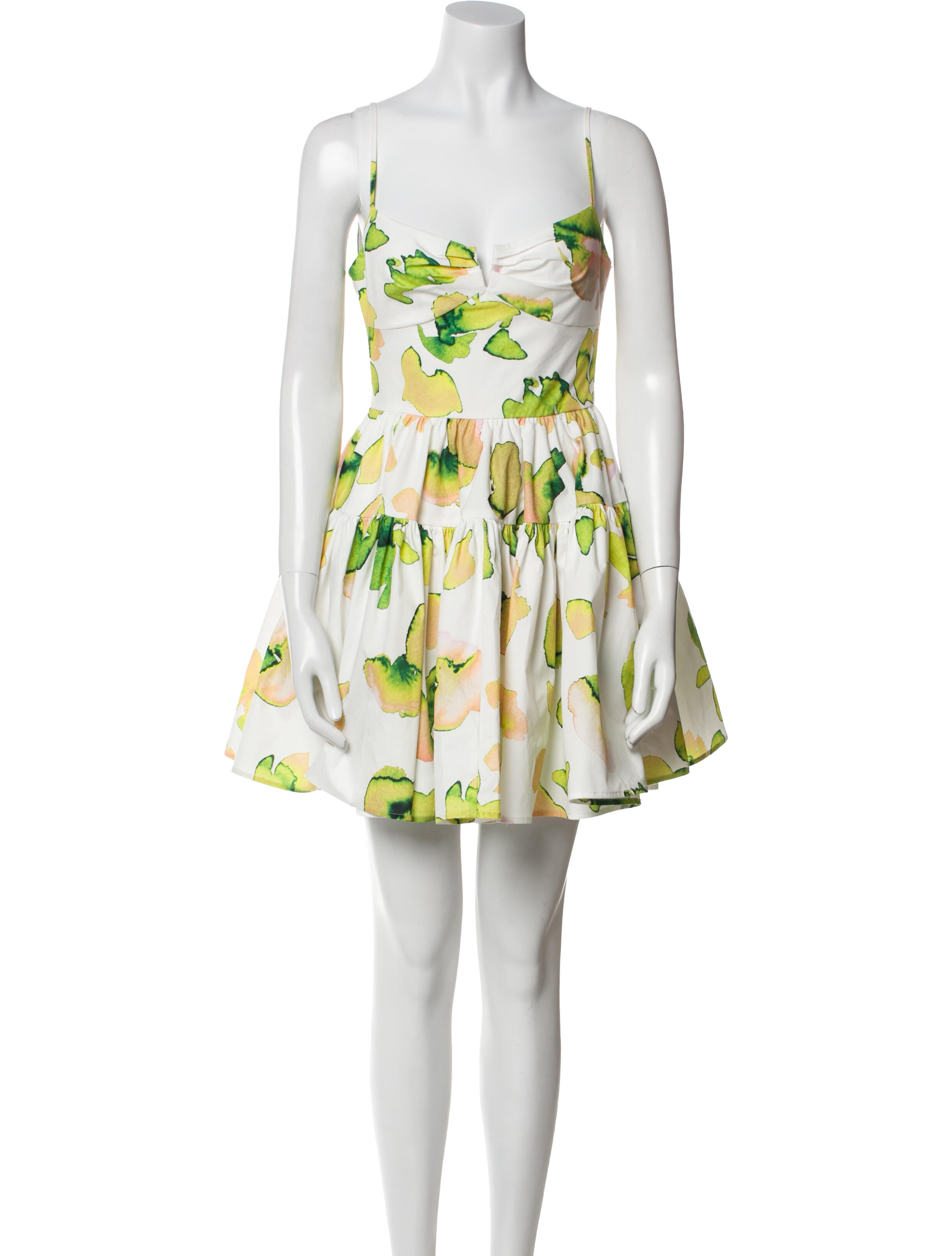 SAU LEE Floral Print Mini Dress