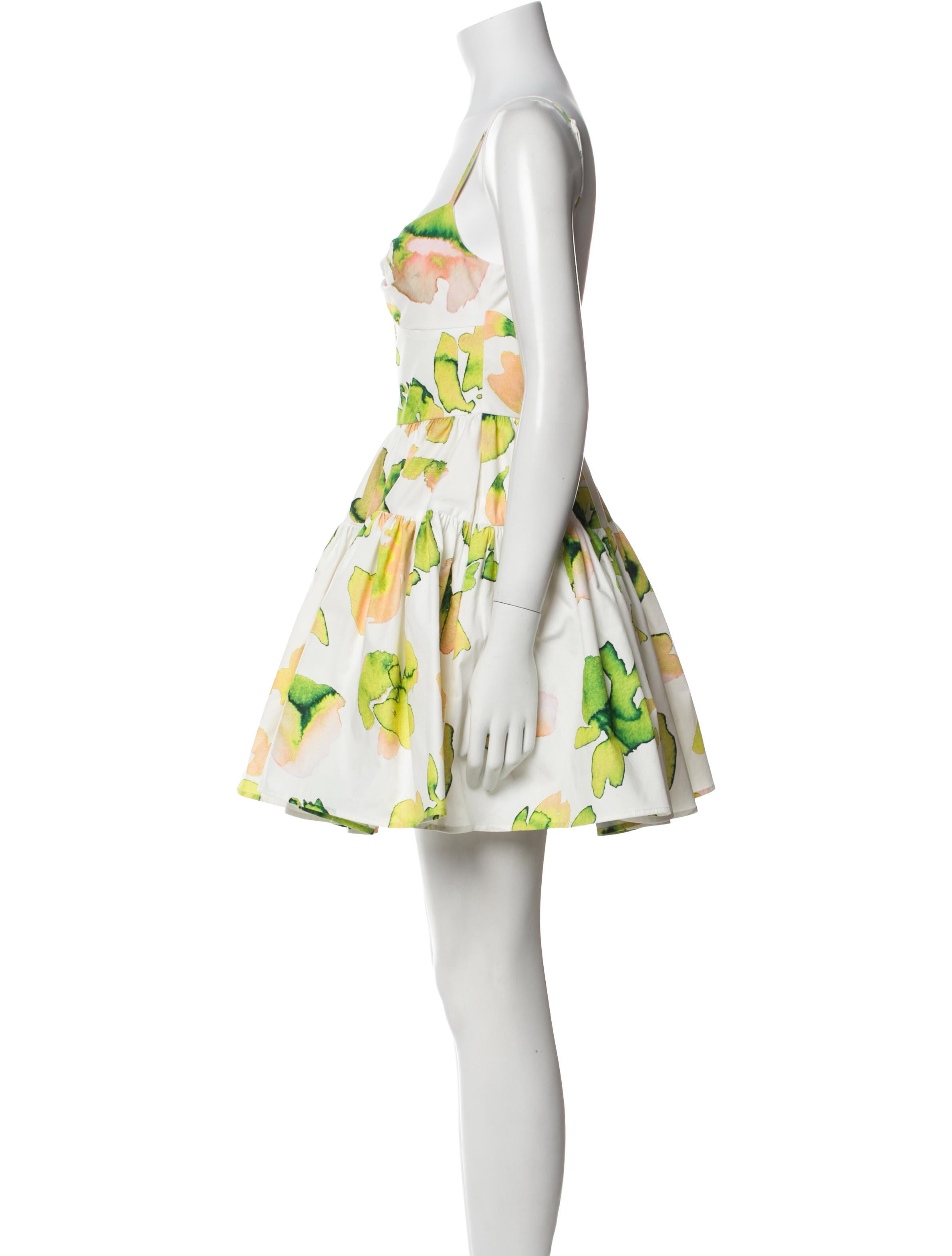 SAU LEE Floral Print Mini Dress