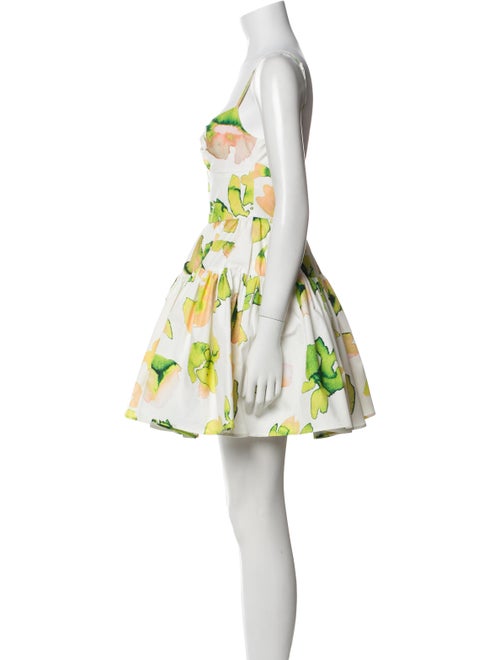 SAU LEE Floral Print Mini Dress