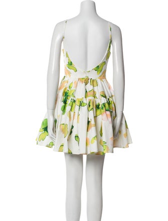 SAU LEE Floral Print Mini Dress