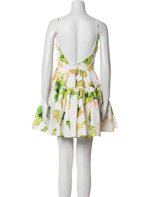 SAU LEE Floral Print Mini Dress