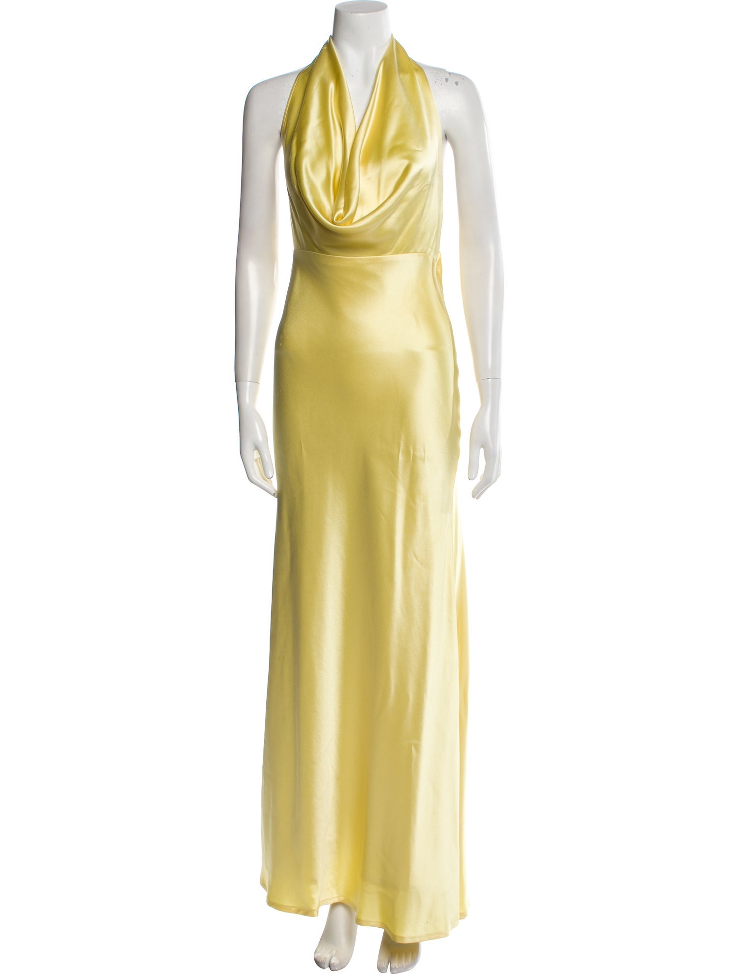 SAU LEE Cowl Neck Long Dress