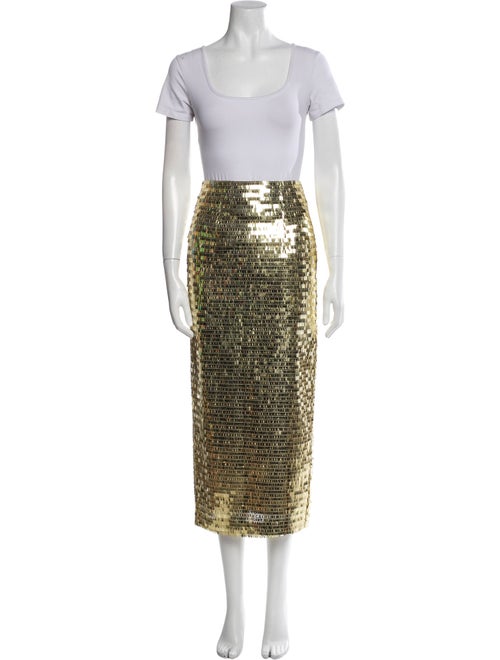 SAU LEE Glitter Accents Skirt Set