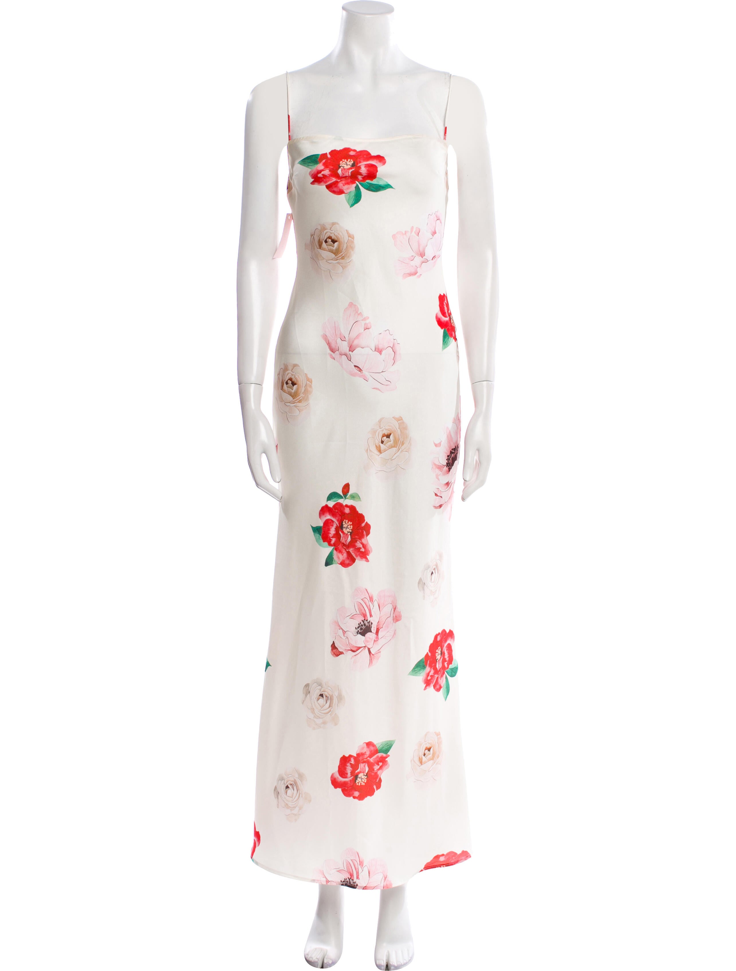 SAU LEE Floral Print Long Dress w/ Tags