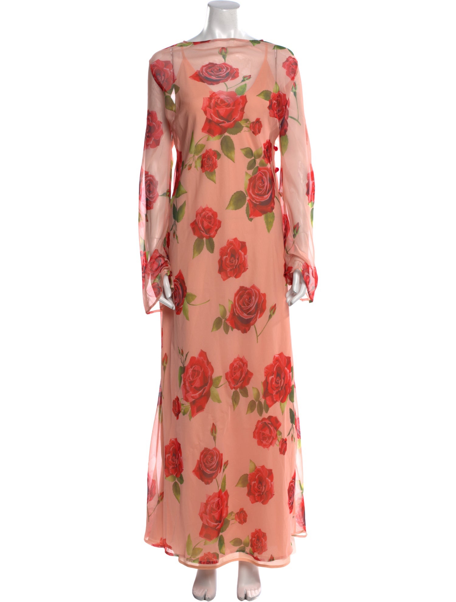 SAU LEE Floral Print Mini Dress