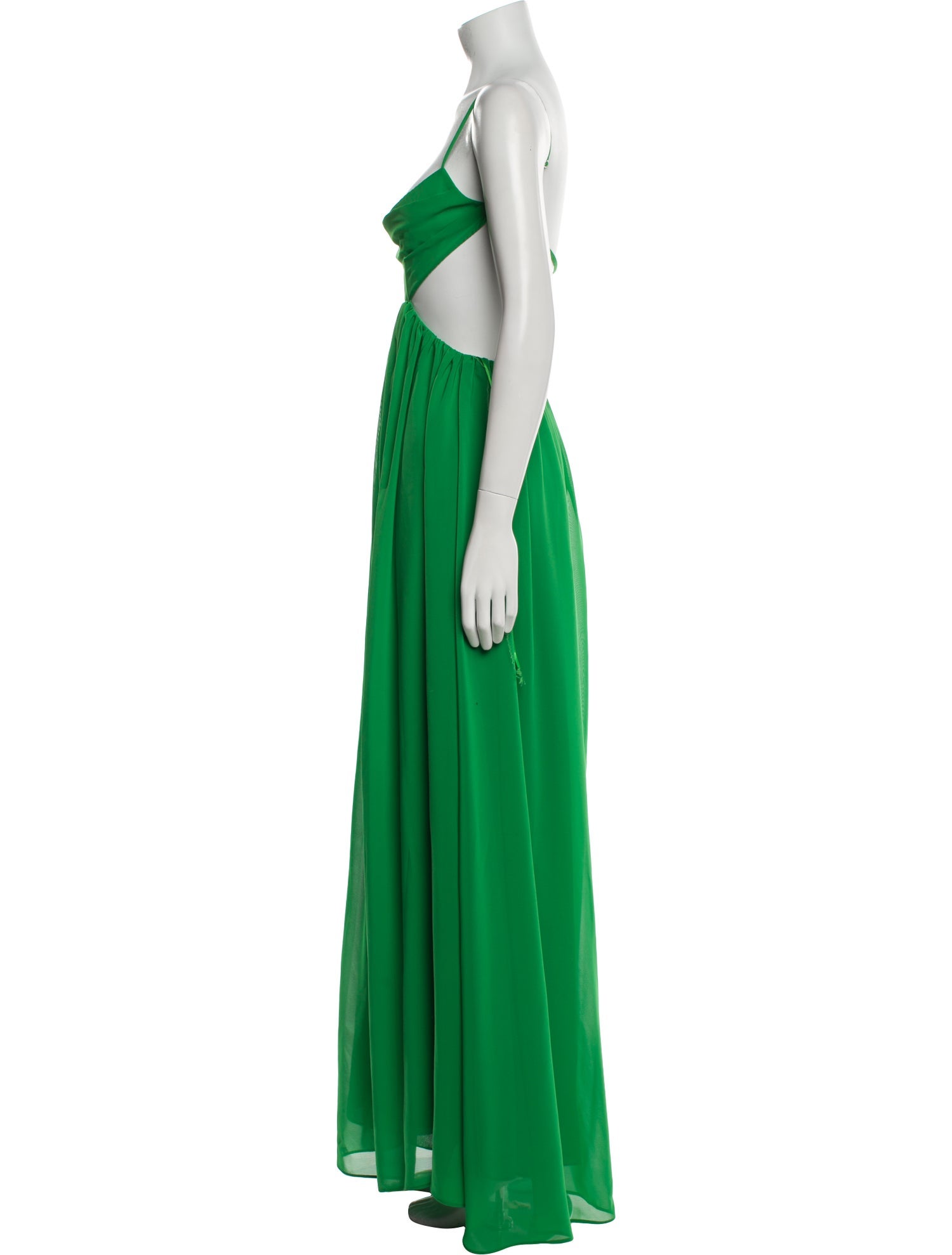 SAU LEE Cowl Neck Long Dress