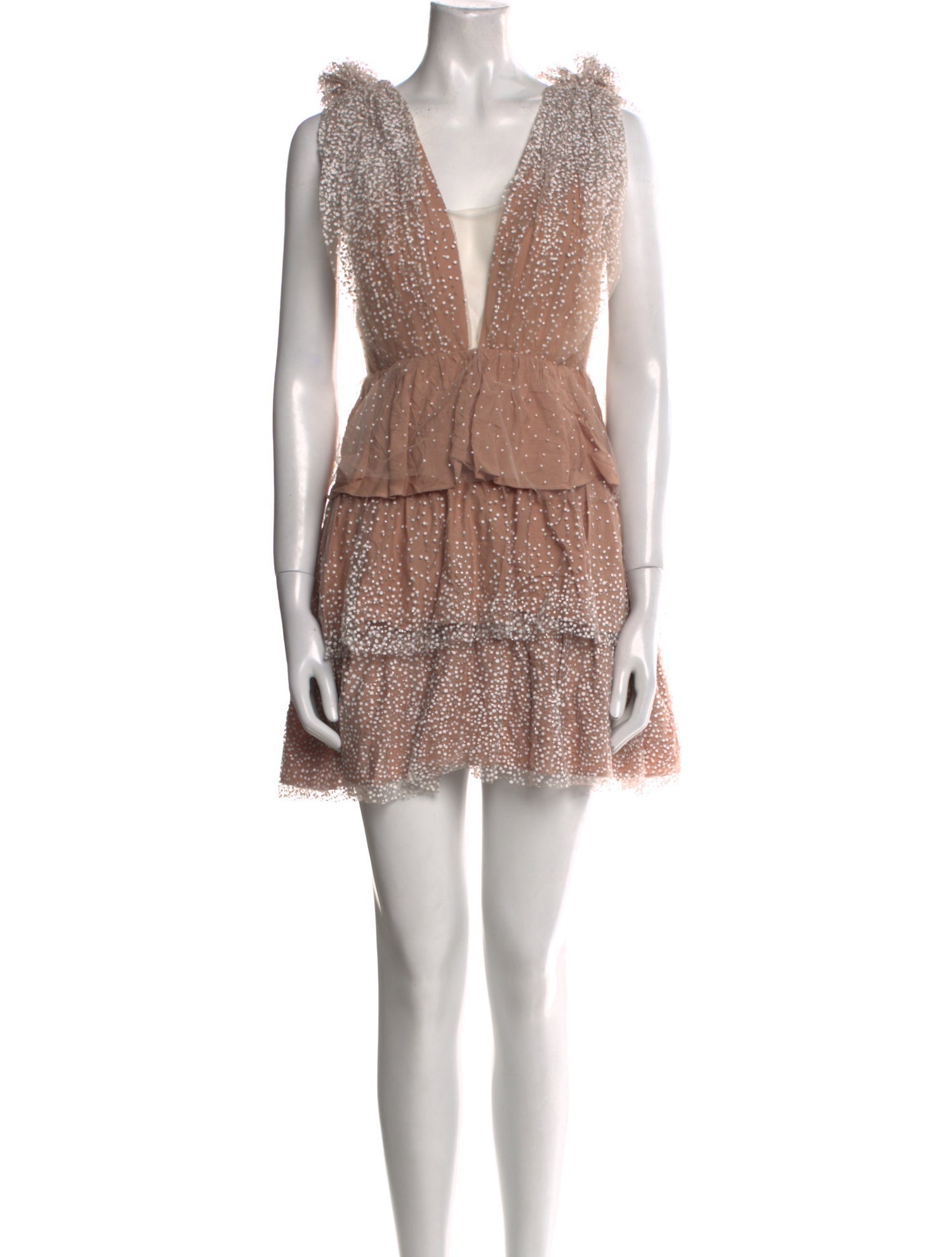 SAU LEE Printed Mini Dress