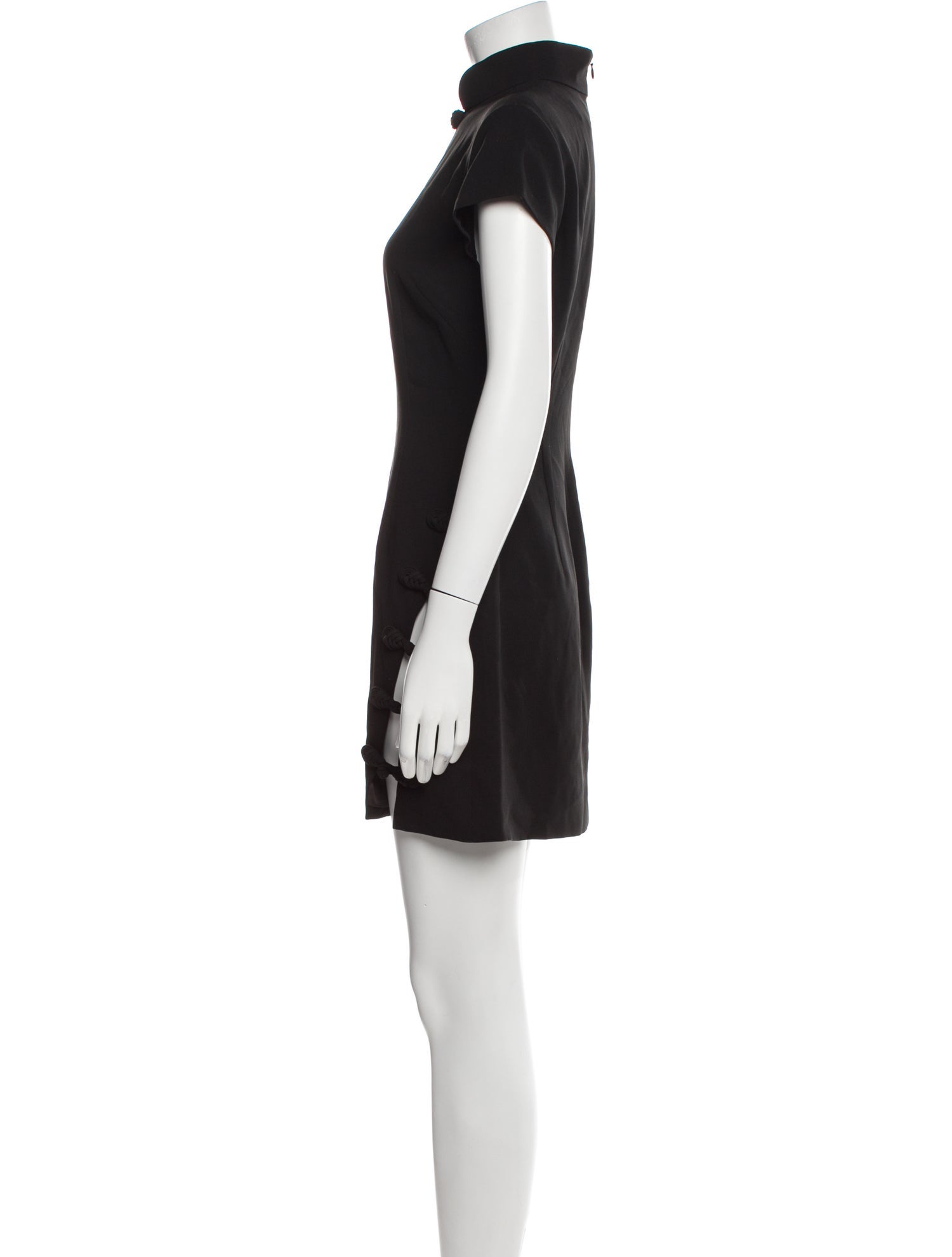 SAU LEE Mock Neck Mini Dress