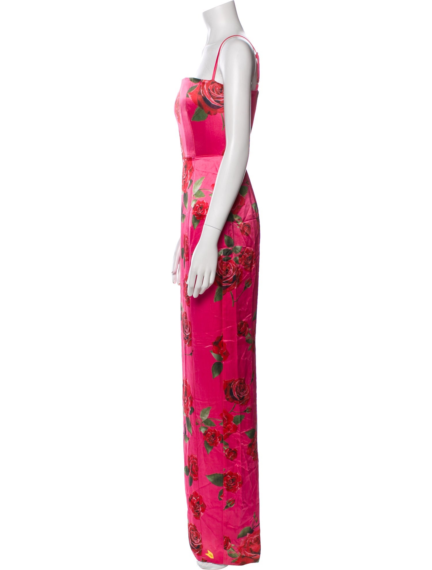 SAU LEE Floral Print Long Dress