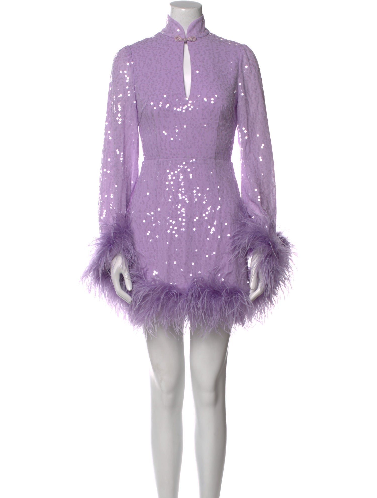 SAU LEE Patterned Mini Dress w/ Tags