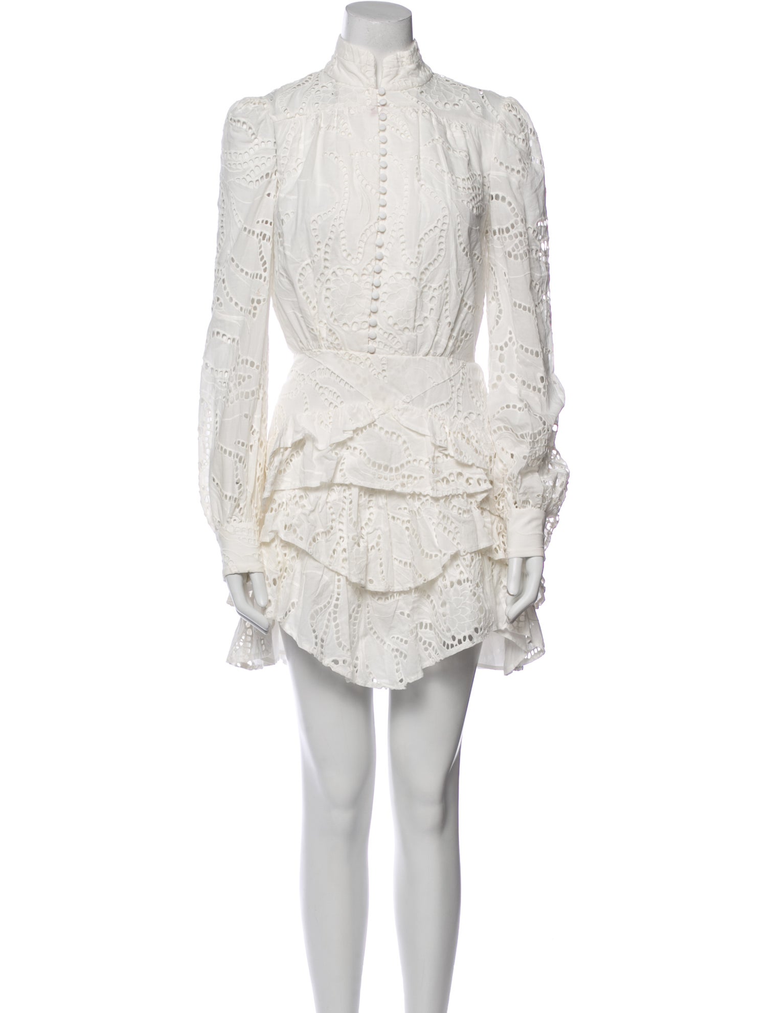 SAU LEE Mock Neck Mini Dress