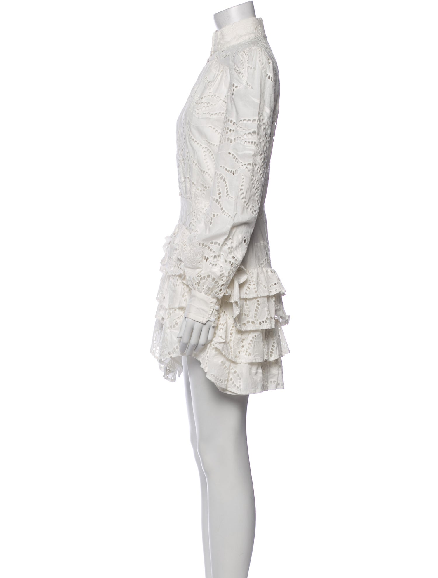 SAU LEE Mock Neck Mini Dress