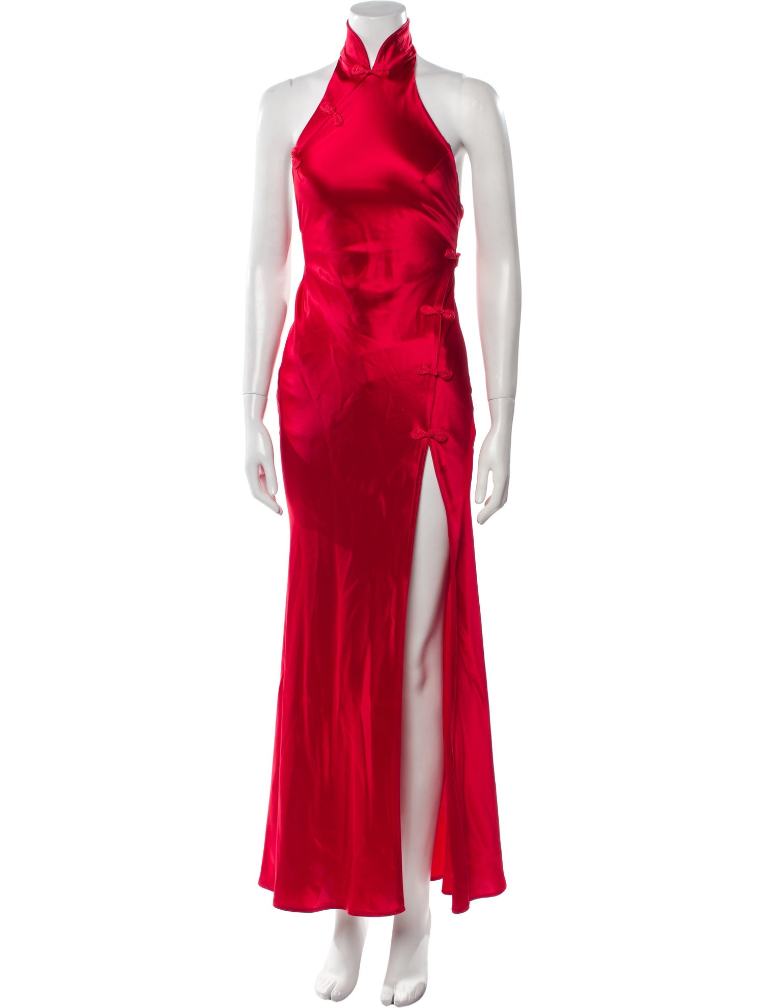 SAU LEE One-Shoulder Long Dress