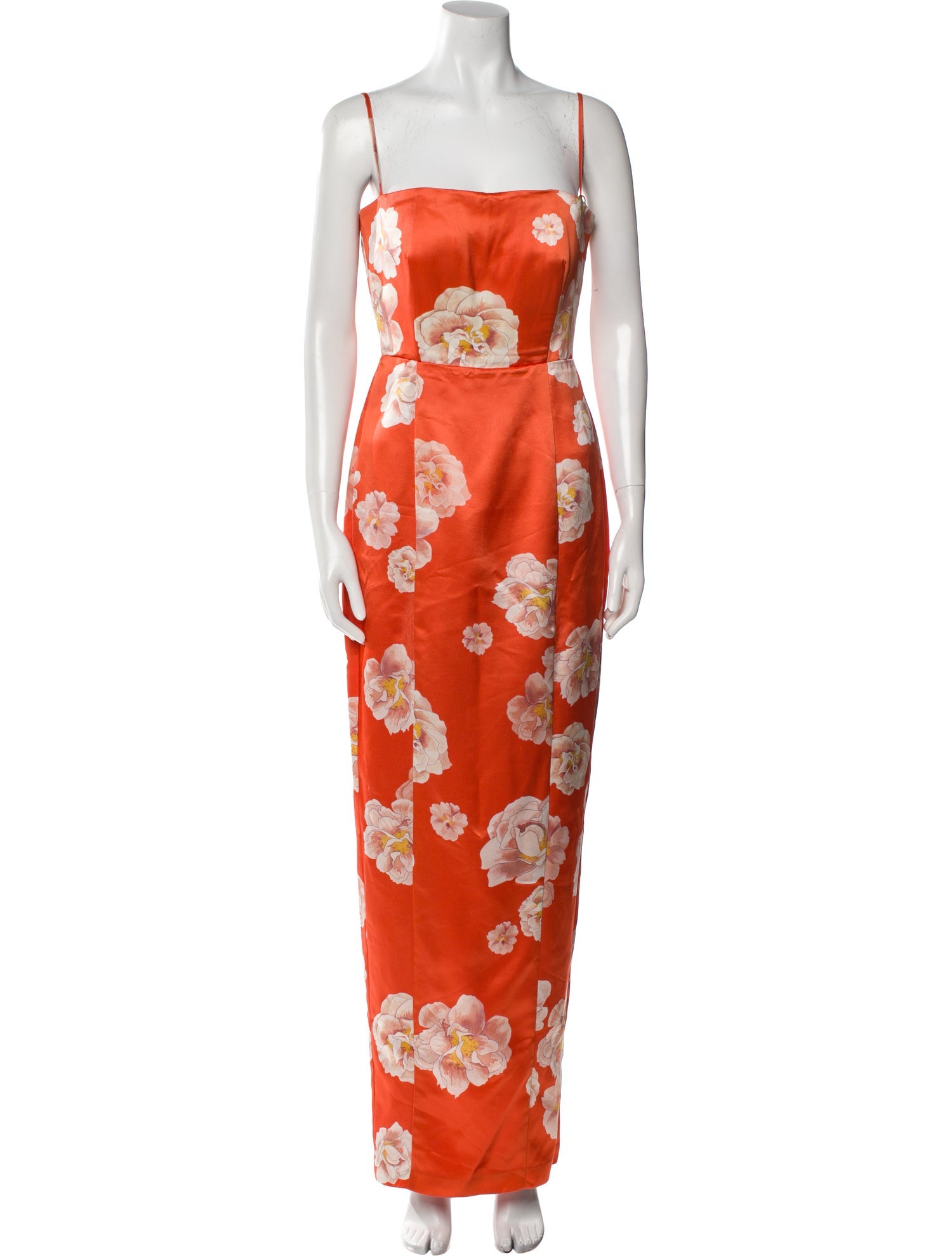 SAU LEE Floral Print Long Dress