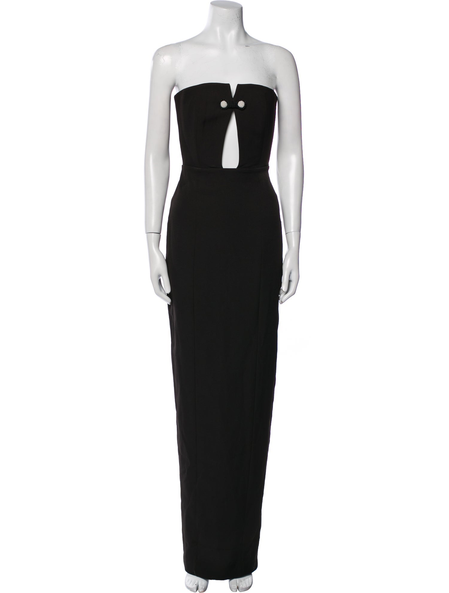 SAU LEE Strapless Long Dress