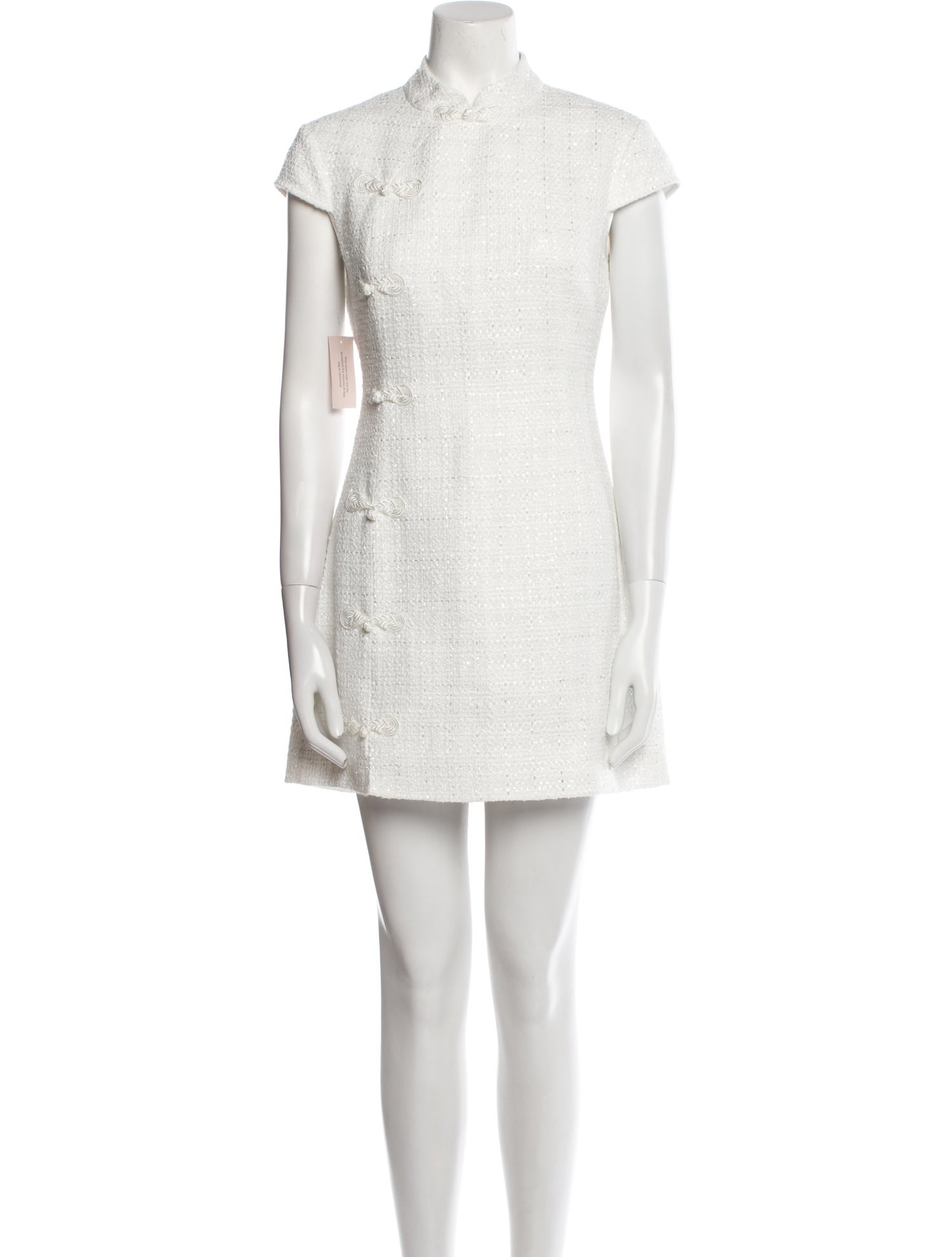 SAU LEE Tweed Pattern Mini Dress w/ Tags