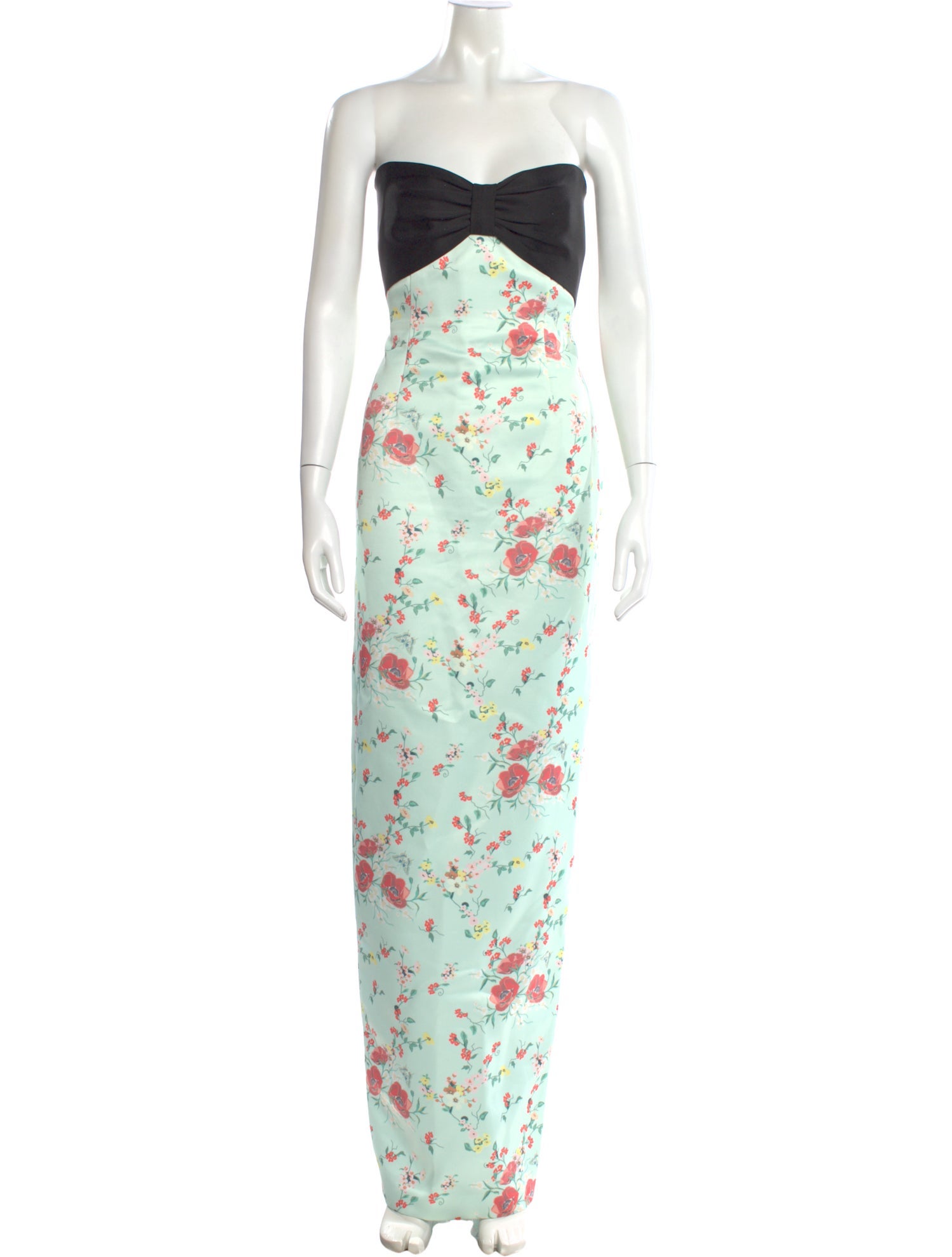 SAU LEE Floral Print Long Dress w/ Tags