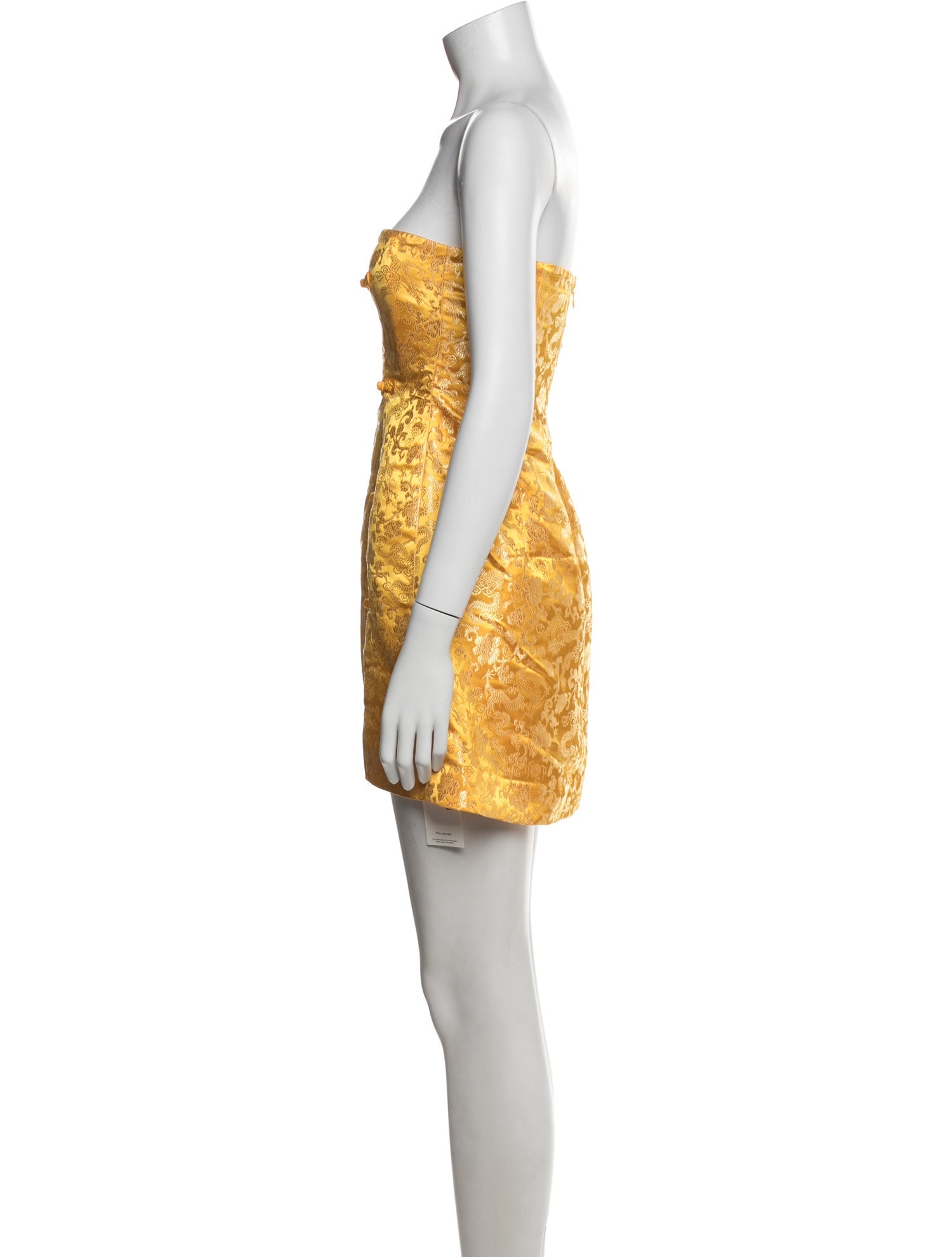 SAU LEE Patterned Mini Dress