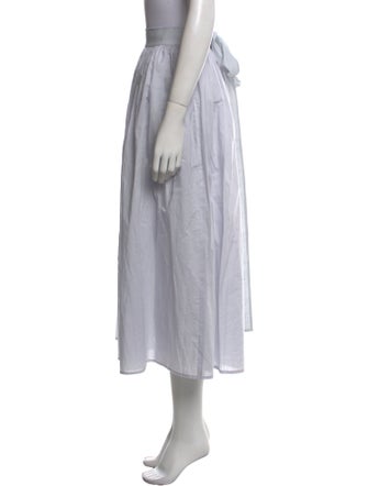 SLOAN Pleated Accents Midi Length Skirt