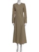 SLOAN Wool Long Dress